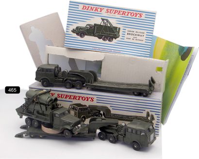 null DINKY TOYS - FRANCE - Metal (3)

Selection of 3 military vehicles. Khaki colors,...