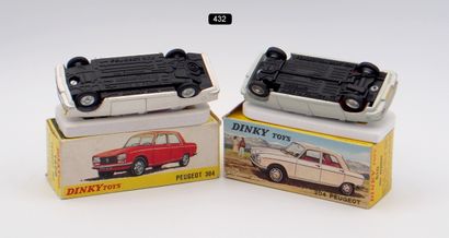  DINKY TOYS - FRANCE - Métal (2) 
# 510 PEUGEOT 204 
Made in France, pare-chocs arrière...