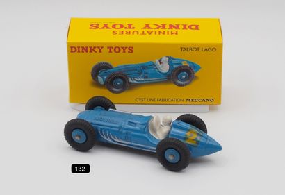  DINKY TOYS - France - 1/43e - Metal (1) 
- # 23 H TALBOT LAGO. 
Blue, n° 2 in yellow...