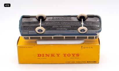  DINKY TOYS - FRANCE - Metal (1) 
UNCOMMON VERSION 
- # 29 F/571 COACH CHAUSSON 
Blue...