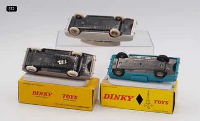  DINKY TOYS - FRANCE - Metal (3) 
- # 538 FORD TAUNUS 12 M 
Turquoise blue, ivory...