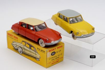 null DINKY TOYS - FRANCE - Metal (2)

# 24 CP (1958) CITROEN DS 19

Bright orange,...