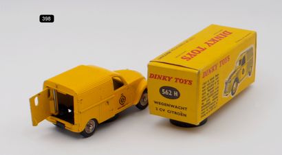 null 
DINKY TOYS - FRANCE - Metal (1)

RARE VERSION

# 562 H CITROËN 2 CV VAN "WEGENWACHT

Rare...