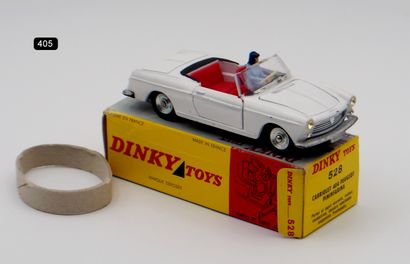 null DINKY TOYS - FRANCE - Metal (1)

- # 528 PEUGEOT 404 CABRIOLET

1st variant,...