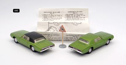 null DINKY TOYS - FRANCE - Metal (2)

- # 1419 FORD THUNDERBIRD COUPE 1968

1st variant...
