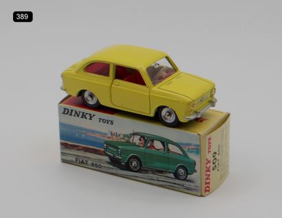 null DINKY TOYS - FRANCE - Metal (1)

- # 509 FIAT 850

Yellow, red interior. Very...