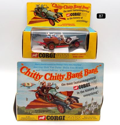  CORGI TOYS - G.-B. - 1/43e (2) 
# 266 "CHITTY CHITTY BANG BANG" 
Reproduction de...