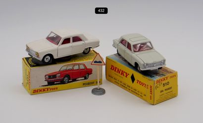null DINKY TOYS - FRANCE - Métal (2)

# 510 PEUGEOT 204

Made in France, pare-chocs...