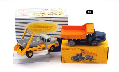 null DINKY TOYS - FRANCE - Metal (2)

- # 34 A BERLIET GLM TIPPER

1st variant: convex...