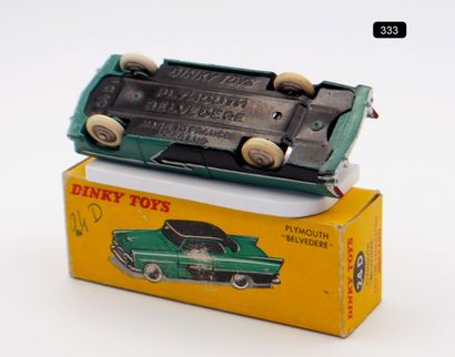  DINKY TOYS - FRANCE - Metal (1) 
# 24 D (1958) PLYMOUTH BELVEDERE 
2nd variant:...