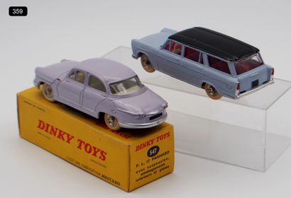 null DINKY TOYS - FRANCE - Metal (2)

# 547 PANHARD PL 17

Parma, ivory interior,...