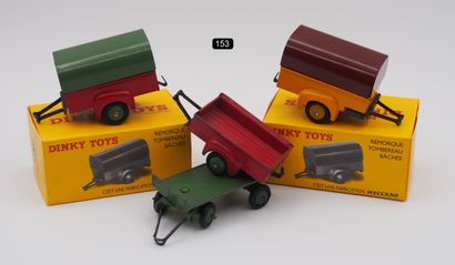  DINKY TOYS - France - 1/55th - Metal (4) 
SUITE OF 4 TRAILERS SERIES 25 
- # 25...