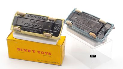 DINKY TOYS - France - Metal (2) 
- # 24 Z (1956) SIMCA VERSAILLES 
1st variant,...