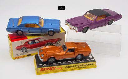 null DINKY TOYS G.-B. - 1/43e (3)

- # 174 FORD MERCURY COUGAR. Bleu métal, intérieur...