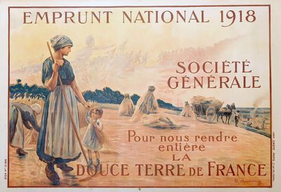 null B. CHAVANNAZ. "POUR NOUS RENDRE ENTIRE LA DOUCE TERRE DE FRANCE" - Emprunt National...