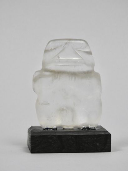 null Calima or later culture Male fertility idol Hyaline rock crystal

H 8,5 cm