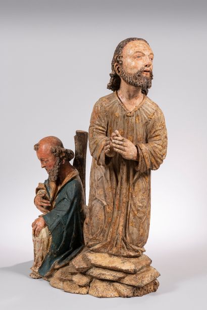 null Germany, Swabia, first quarter of the 16th century

Two scenes from an altarpiece...