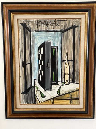 null Bernard BUFFET (1928 - 1999)

"The Jacquet", 1994

Oil on isorel panel signed...