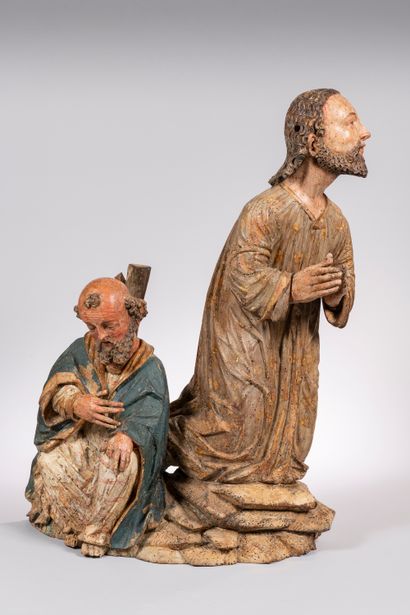 null Germany, Swabia, first quarter of the 16th century

Two scenes from an altarpiece...