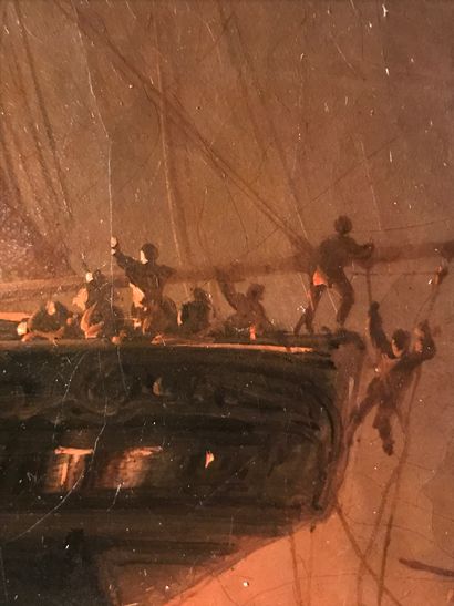 null Léon MOREL-FATIO (1810-1871)

Rescue of the American brig Ontario, 1835 Oil...