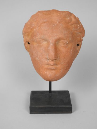null Mask.female face.
Terracotta.as is.
Alterations.Greek style.
H :15cm.