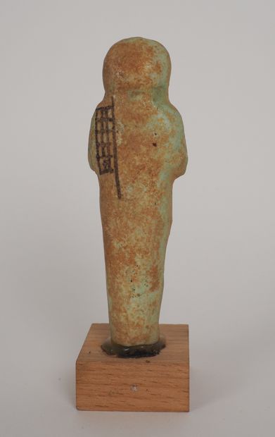 null Chaouabti of a ramesside priest probably prince Khamouasef, son of Ramses II.Fritte.H...
