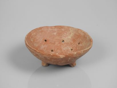 null Tripod clay colander probably used to make dishes.1st millennium B.C.Neolithic...