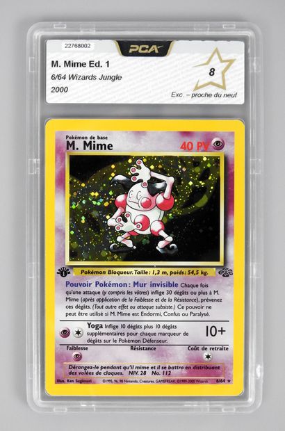 null M MIME Ed 1

Wizards Jungle Block 6/64

Pokémon card rated PCA 8/10