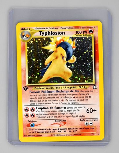 null TYPHLOSION Ed 1

Wizards Neo Genesis Block 17/111

Pokemon card in great co...