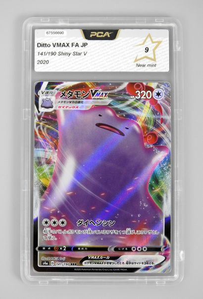 null DITTO V MAX Full Art

Shiny Star V 141/190 JAP

Pokémon card rated PCA 9/10