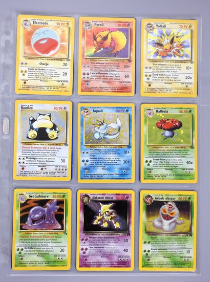 null WIZARDS BLOCK

Set of 32 holo cards, various extensions

Pokemon cards in superb...