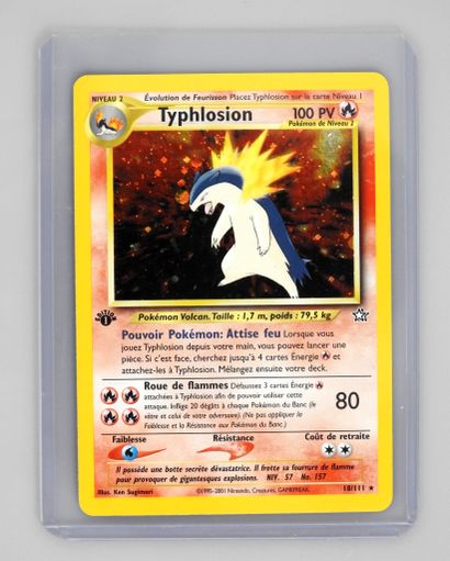 null TYPHLOSION Ed 1

Bloc Wizards Neo Genesis 18/111

Carte pokémon en superbe ...