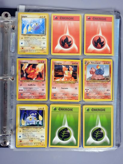 null BLOCK WIZARDS

Important binder containing about 450 pokemon cards in French...