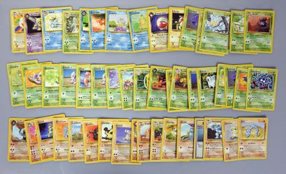 null WIZARDS BLOCK

Large collection of pokemon cards including 14 rare holo cards...