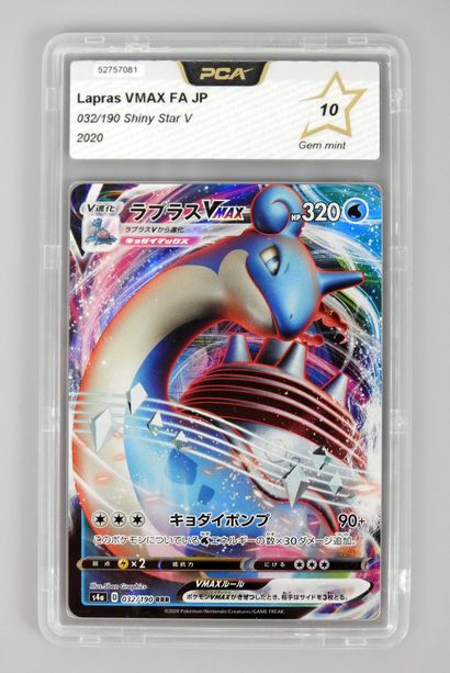 null LAPRAS VMAX Full Art

Shiny Star V 32/190 JAP

Pokémon card rated PCA 10/10
