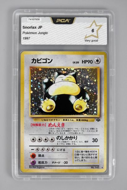 null SNORLAX

Wizards Jungle Block 143 JAP

Pokémon card rated PCA 6/10