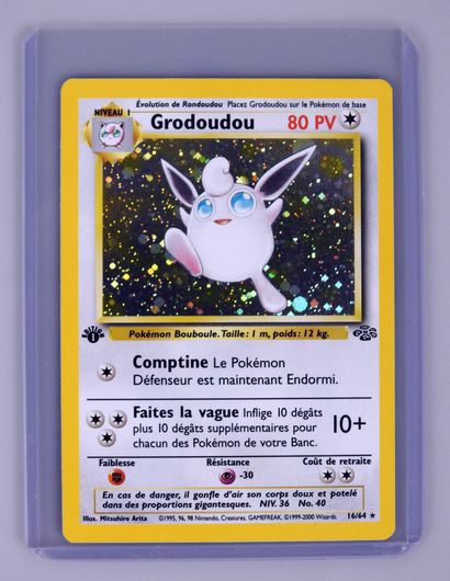 null GRODOUDOU Ed 1

Wizards Jungle Block 16/64

Pokemon card in great condition