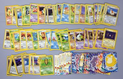 null WIZARDS BLOCK

Set of about 85 pokemon cards mainly in FR version, in edition...