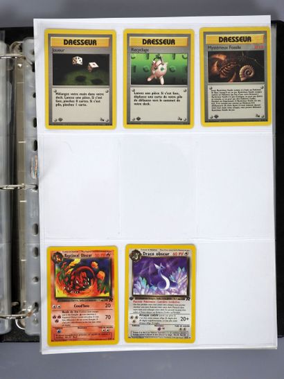 null WIZARDS BLOCK

Binder with about 310 cards from the base set and later expansions,...