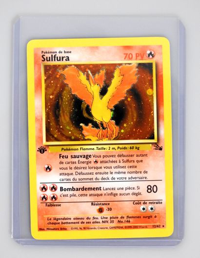 null SULFURA Ed 1

Wizards Fossil Block 12/62

Pokemon card in great condition