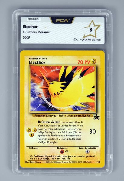 null ELECTHOR Promo

Wizards 23 Block

Pokemon card rated PCA 8