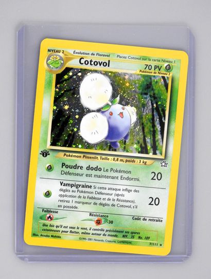 null COTOVOL Ed 1

Wizards Neo Genesis 7/111 block

Pokemon card in great condit...