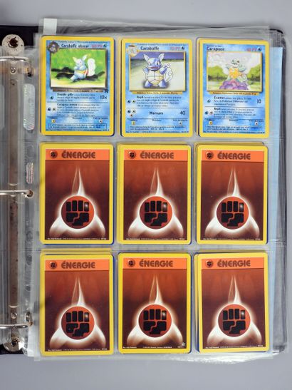 null BLOCK WIZARDS

Important binder containing about 450 pokemon cards in French...