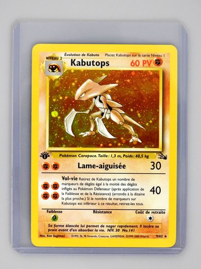 null KABUTOPS Ed 1

Wizards Fossil Block 9/62

Pokemon card in great condition