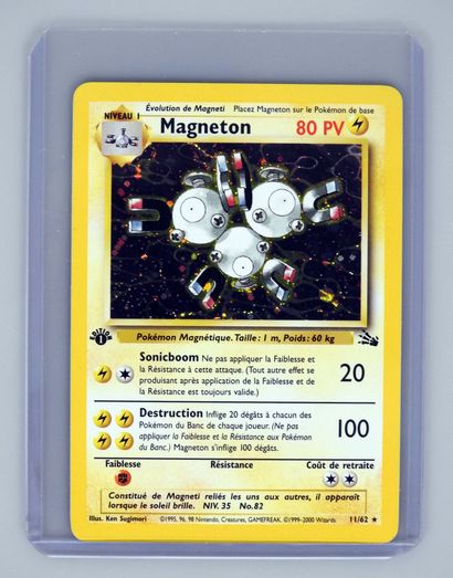 null MAGNETON Ed 1

Wizards Fossil Block 11/62

Superb Pokemon Card