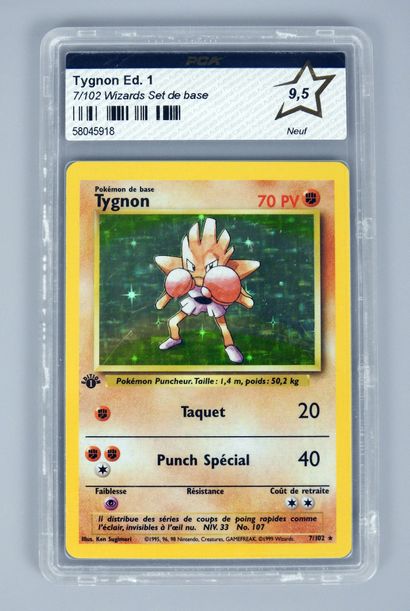 null TYGNON Ed 1

Bloc Wizards Set de base 7/102

Carte pokémon notée PCA 9.5/10