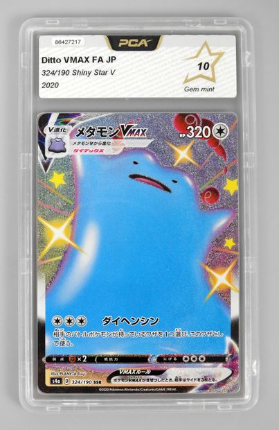 null DITTO V MAX Full Art

Shiny Star V 324/190 JAP

Pokémon card rated PCA 10/1...