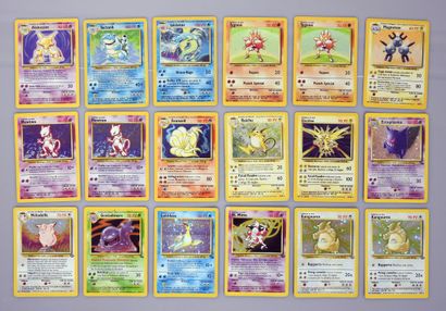 null WIZARDS BLOCK

Set of 32 holo cards in edition 2 including Mewtwo, Feunard,...