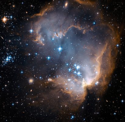 NASA Nasa. GRAND FORMAT. Télescope HUBBLE. Observation de la nébuleuse d'étoiles...