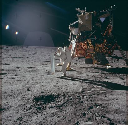 NASA Nasa. LARGE FORMAT. Apollo 11 mission. Rare. Historic photograph. For only half...